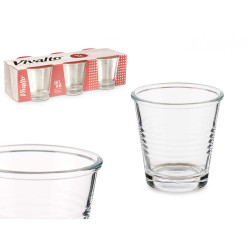 SET 6 BICCHIERI VETRO CAFFE 90ML