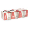 SET 6 VERRES VERRE CAFE 90ML