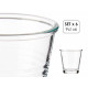 SET 6 BICCHIERI VETRO CAFFE 90ML