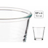 SET 6 VERRES VERRE CAFE 90ML
