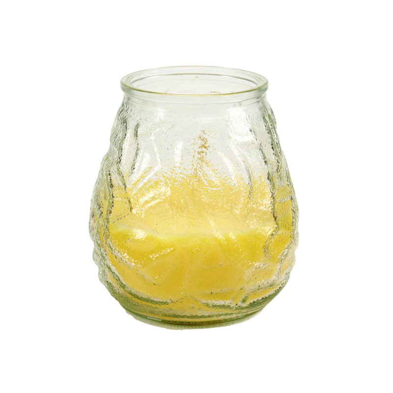 VELA CITRONELA RELIEVE TRANSPARENTE
