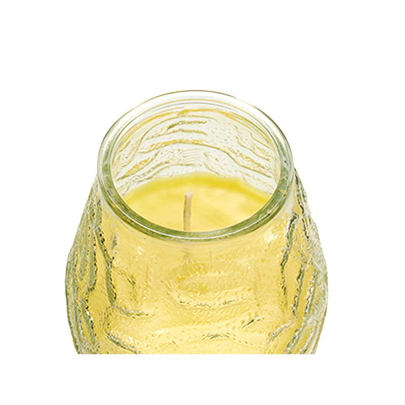 VELA CITRONELA RELIEVE TRANSPARENTE