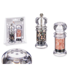 SET SALIERA PEPERA PLASTICA