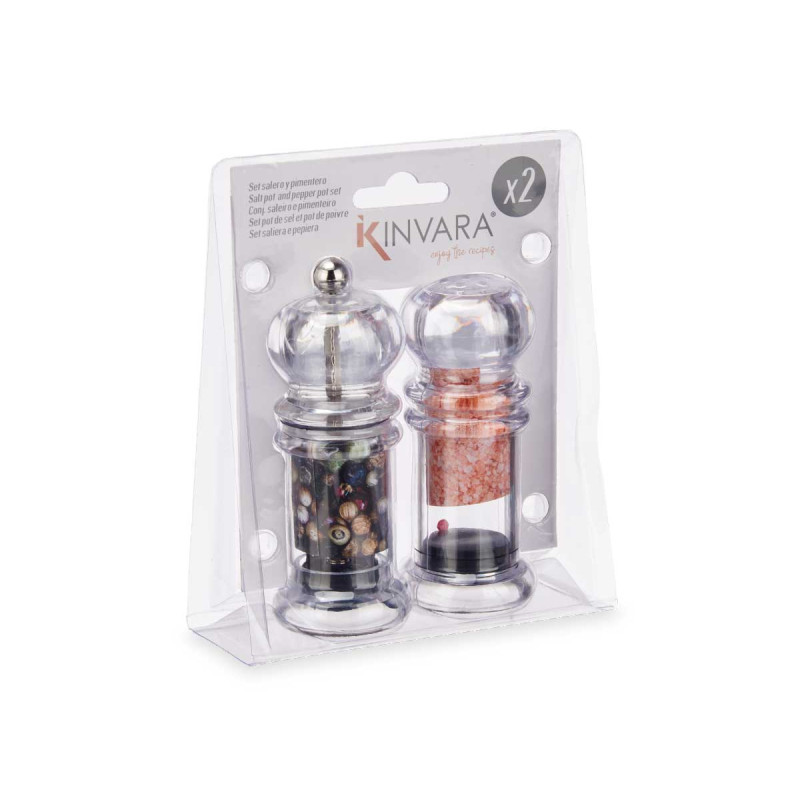 SET SALIERA PEPERA PLASTICA