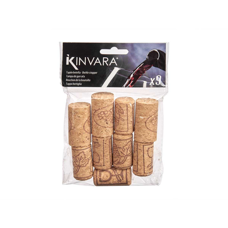 SET 9 CORK STOPPERS