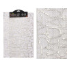 RECTANGULAR TABLE MAT SILVER LETTERS