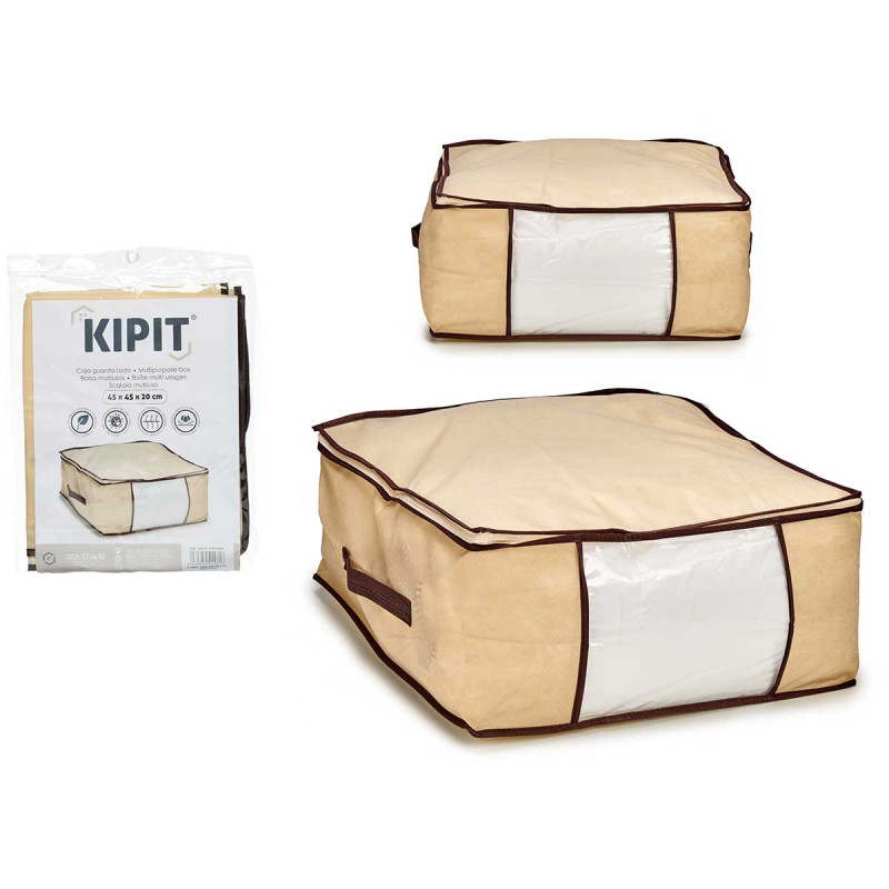 CAJA GUARDA TODO 45X45X20CM COL NATURAL