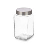 POT VERRE CUADR 1L COUVERCLE ACIER
