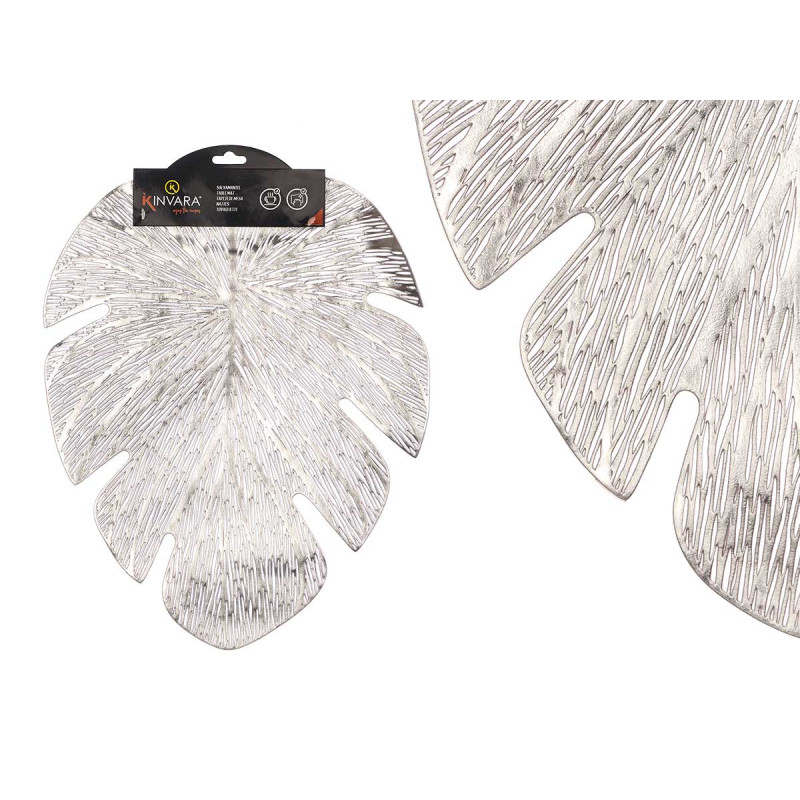 SILVER LEAF TABLE MAT