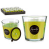 GLASS CANDLE LILY 28H