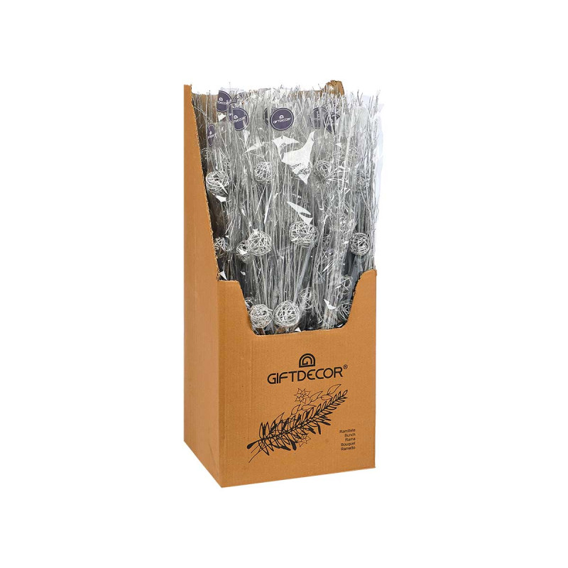 BOUQUEL 3 PALLINE AGENTATO METALLICO 