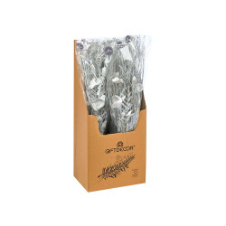 BOUQUET ARGENTATO METALLICO 