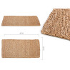 TAPIS RECTANGLE 90X60CM