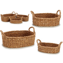 SET 3 CESTI MANICO OVALI