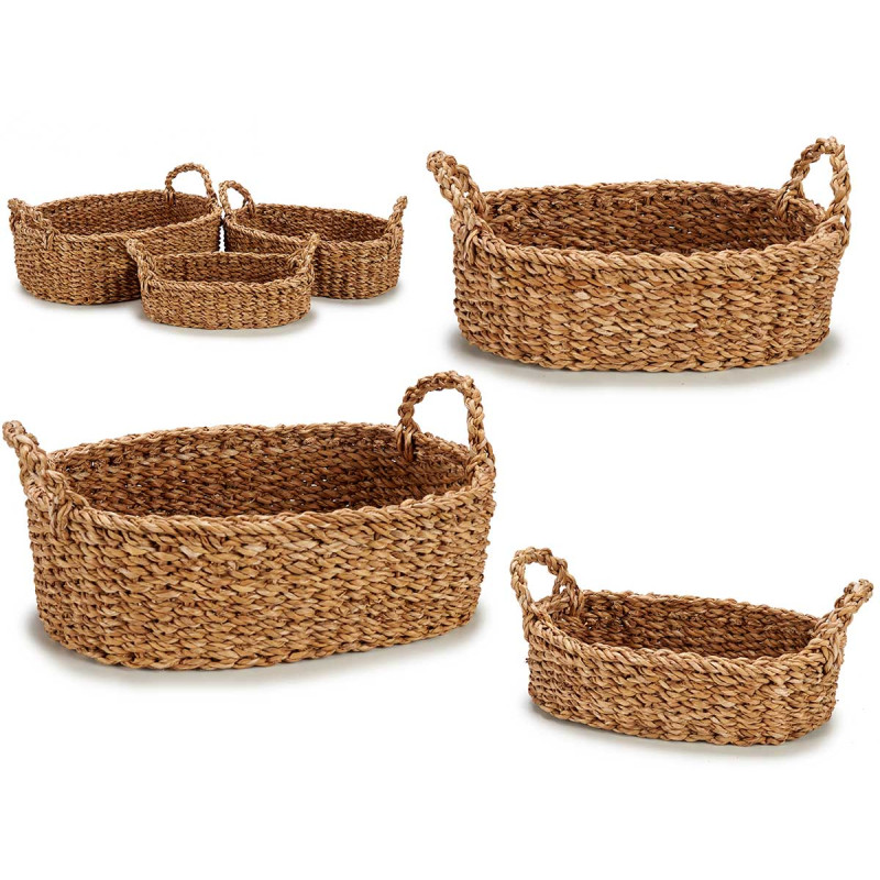 SET 3 CESTI MANICO OVALI