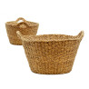 MED ROUND BASKET WITH HANDLE 14L