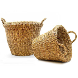 CESTO MANICO ROTONDO GRA BORDINO 30L