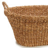 MED OVAL BASKET WITH HANDLE