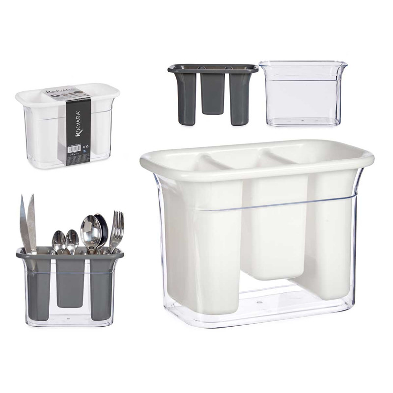 PLASTIC FORK STAND DARK COL MIX 3