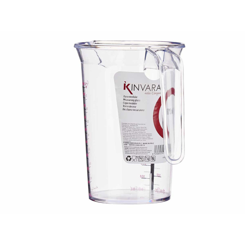 TRANSPARENT METER JAR 800ML