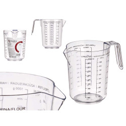 TRANSPARENT METER JAR 1L