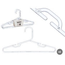 SET 6 PERCHAS INFANTIL TRANSPARENTE