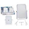SPECCHIO PLASTICA QUADRATO BIANCO
