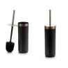 SILVER BLACK TOILET BRUSH HOLDER 