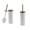 PORTE-BALAI DE TOILETTE BLANC ARGENTÉ
