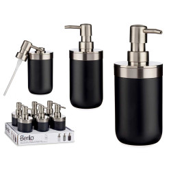 DISPENSER ARGENTATO NERO 350ML