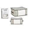 CAIXA GUARDA ROUPA CINZA 45X30X20CM