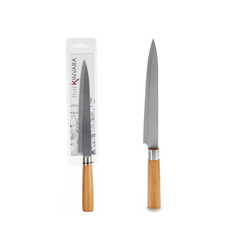 MEDIUM KNIFE WITH WOODEN HANDLE