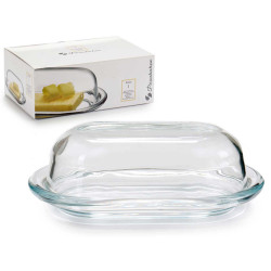 BEURRIER VERRE AVEC COUVERCLE BASIC