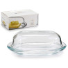 GLASS BUTTERDISH WITH LID BASIC