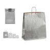 BORSA CARTA ARGENTO KRAFT GRANDE