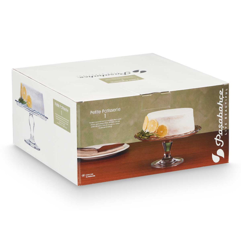TARTERA CON PIE DIAM 26CM