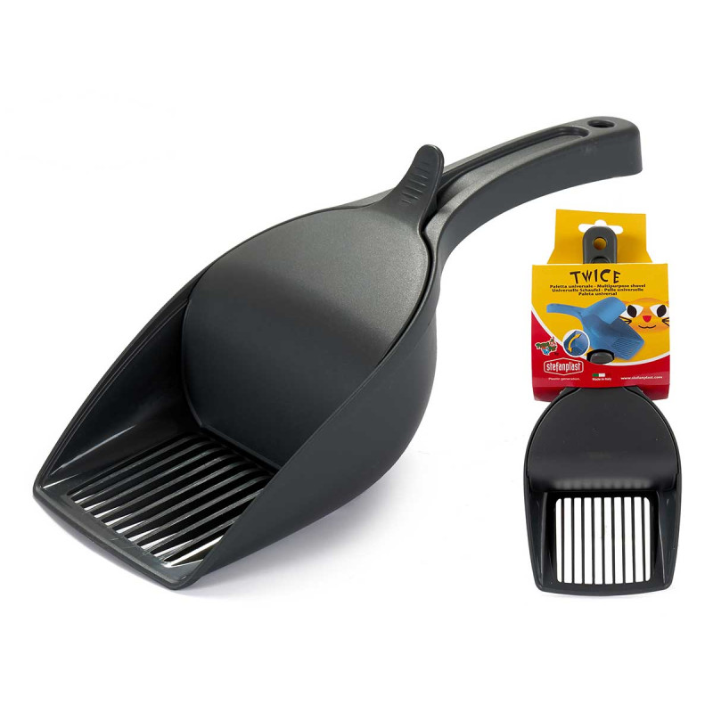 PELLE PLUSCOTE DOUBLE ANTHRACITE
