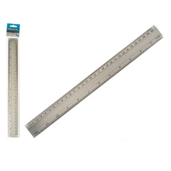 REGUA 30CM ALUMINIO