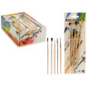 SET 5 PINCELES PUNTA PLANA