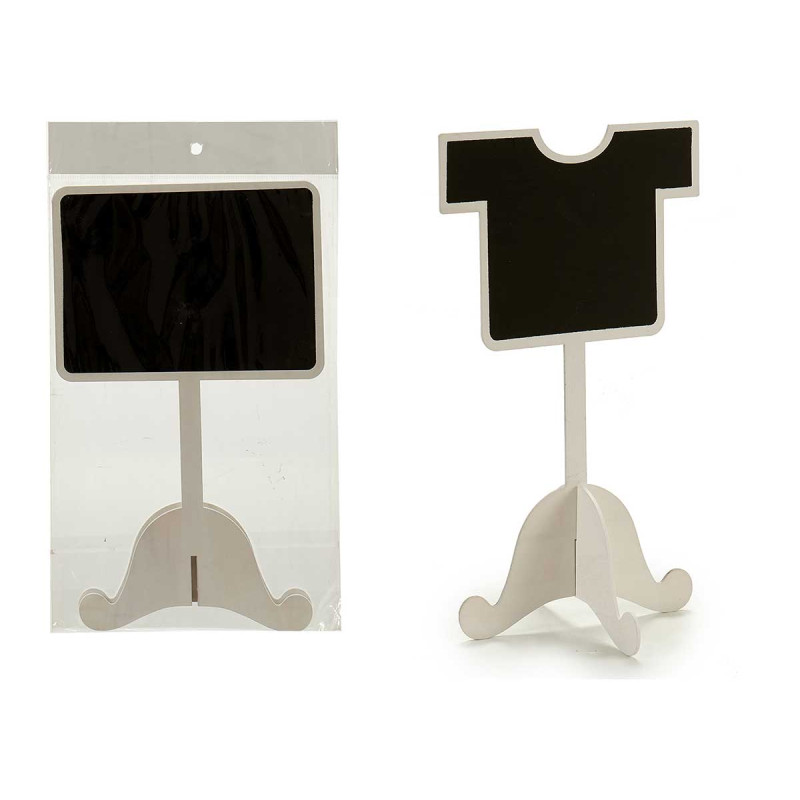 PIZARRA PIE FORMA CAMISETA RECTANGULO S2