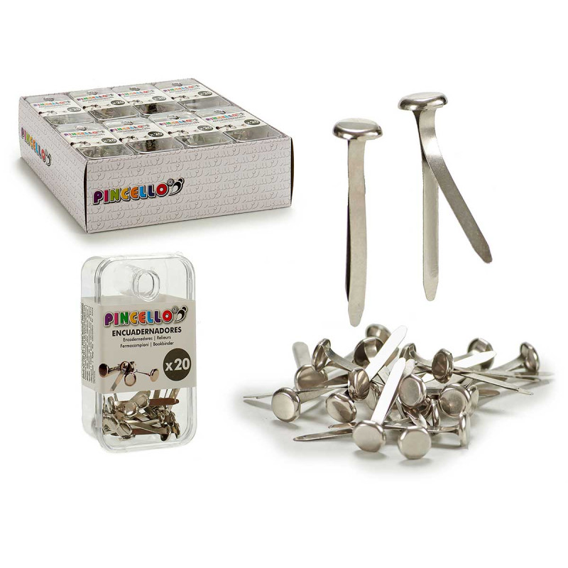 CHROMED BOOKBINDERS 20 PCS