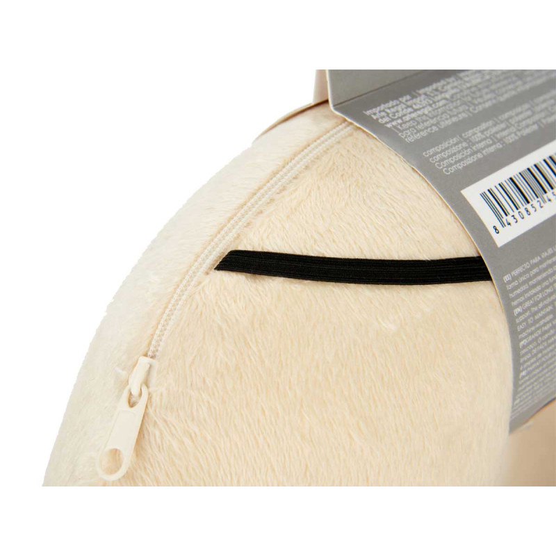 MEMORY FOAM TRAVEL PILLOW DARK COL MIX4