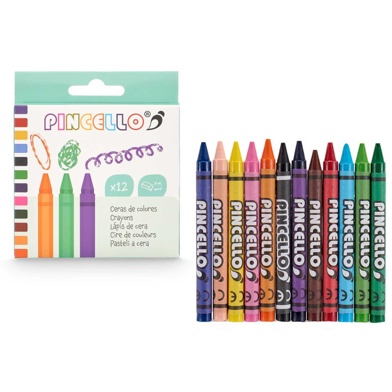COLORI A CERA CRAYON 12PZZ