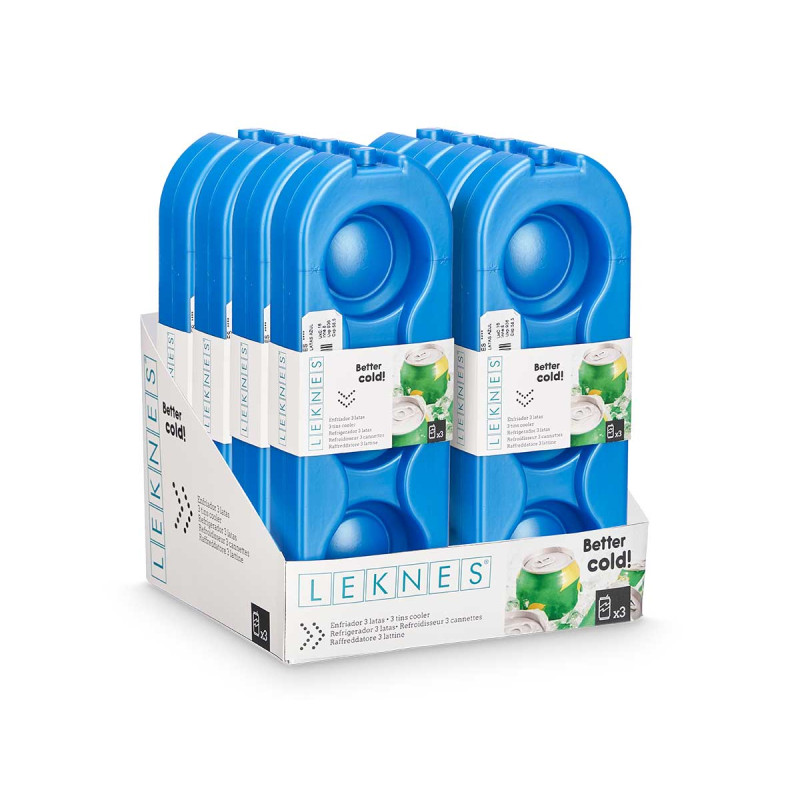 3 TINS COOLER BLUE