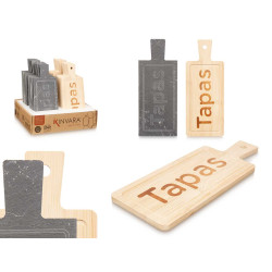 TABUA RETANGULAR BAMBU E ARDOSIA DEC TAP