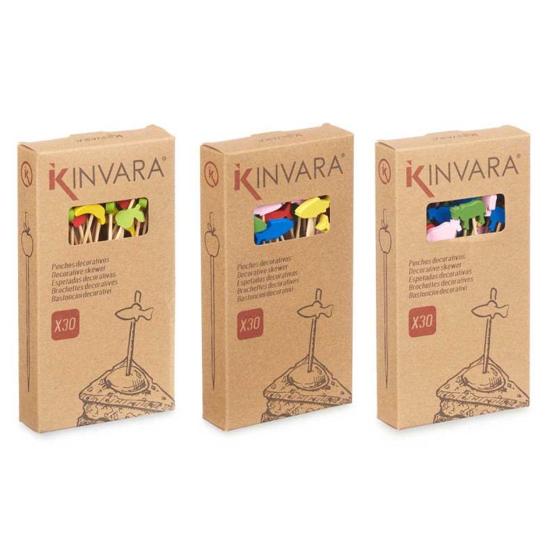 SET 30 BROCHETAS COMIDA SURT 3 MOD
