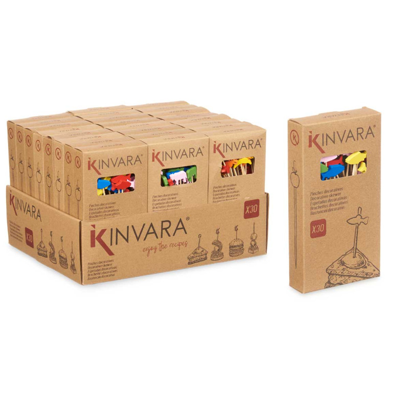 SET 30 BROCHETAS COMIDA SURT 3 MOD