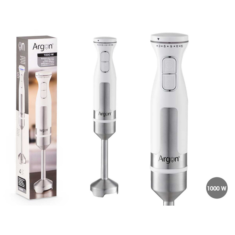 MIXEUR EN ACIER BLANC 1000W