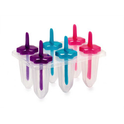 PLASTIC FLOWER FORM 6 HOLE ICE CREAM