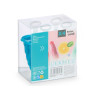 MOLDE GELADOS 4 DIVISOES SORT 4 COR